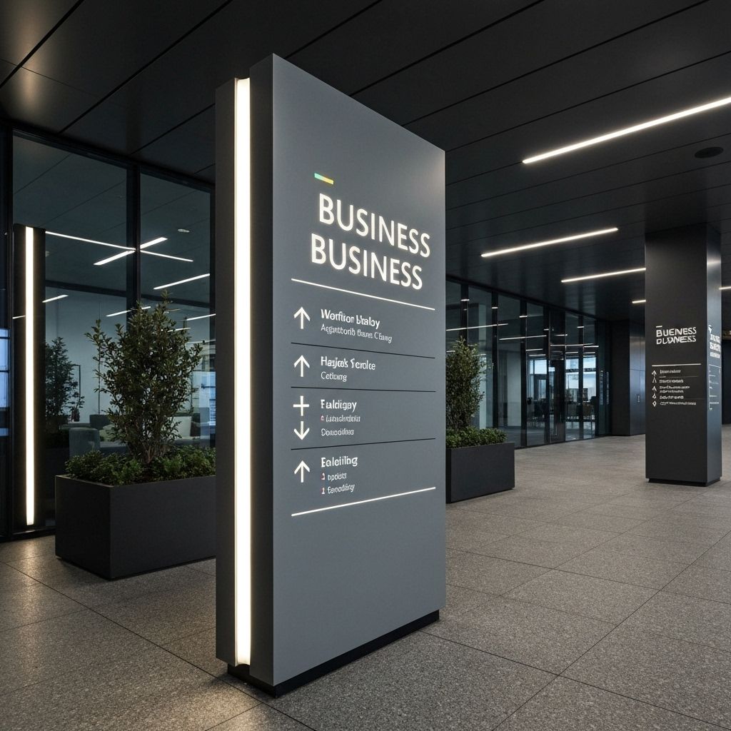 Placas e Sinalização